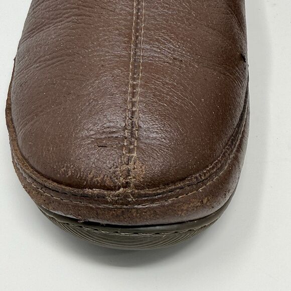 LL Bean Elkhide Slippers Mens 10 M Brown Leather Comfort Slip On Comfort Shoes main image 11